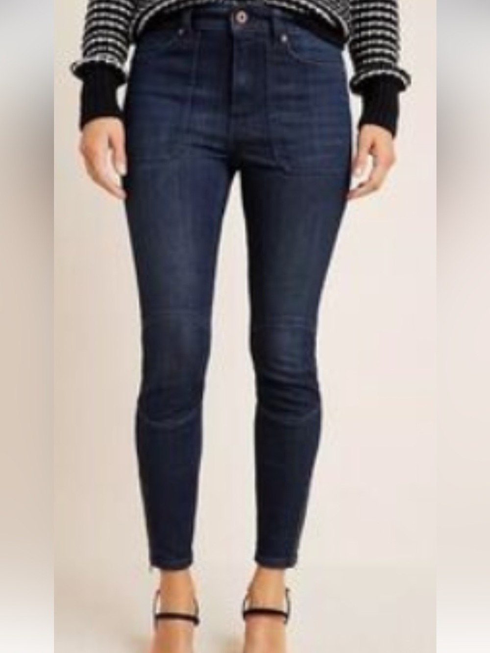 Anthropologie Pilcro and the Letterpress High Rise Slim Leggings Jeans, Size 28
